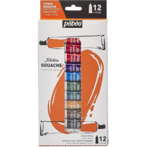 Gouache Studio Pébéo 12 tubes x 12mL