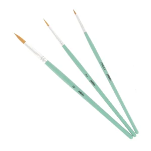 3 pinceaux ronds Pébéo – n°000, n°2 et n°6